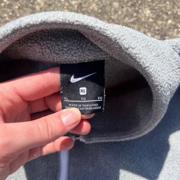 Womens Grey Nike Pittsburgh Panthers Fleece Pullover Size XL - Picture 3 of 4